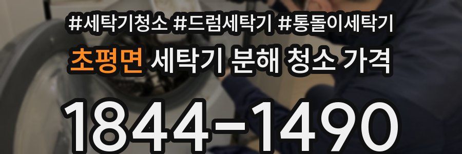 초평면 세탁기 분해 청소 가격