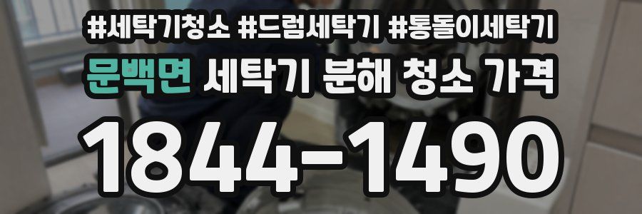 문백면 세탁기 분해 청소 가격