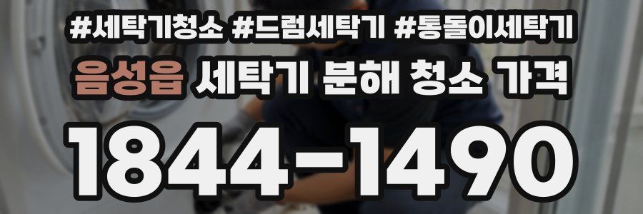 음성읍 세탁기 분해 청소 가격