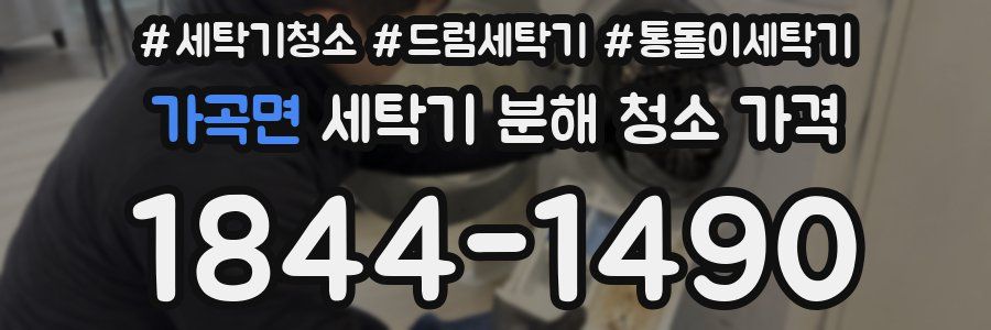가곡면 세탁기 분해 청소 가격