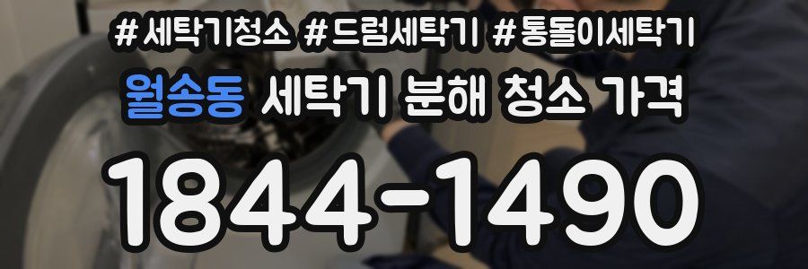 월송동 세탁기 분해 청소 가격
