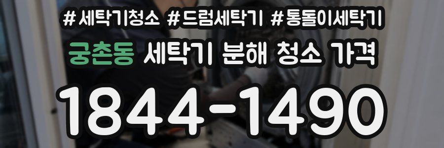 궁촌동 세탁기 분해 청소 가격