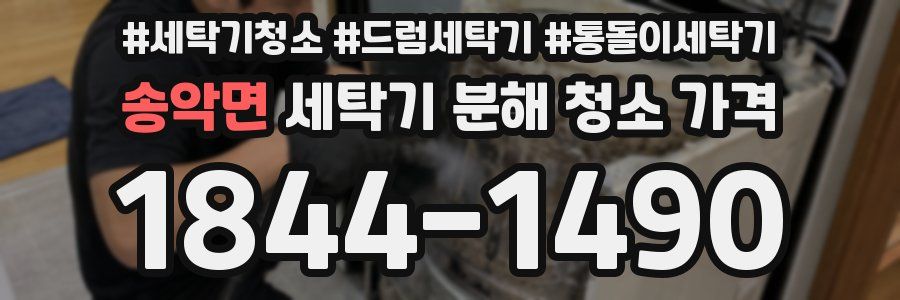 송악면 세탁기 분해 청소 가격