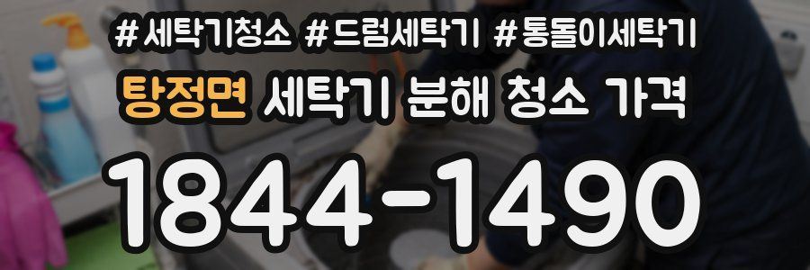 탕정면 세탁기 분해 청소 가격