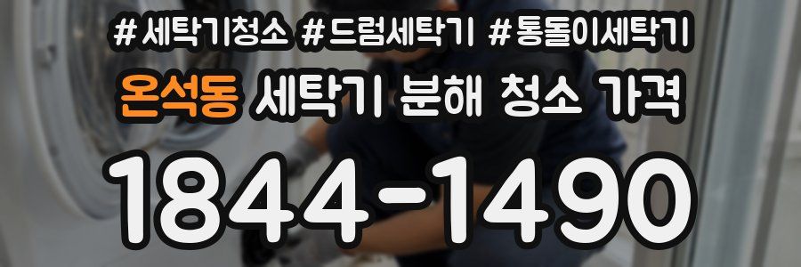 온석동 세탁기 분해 청소 가격
