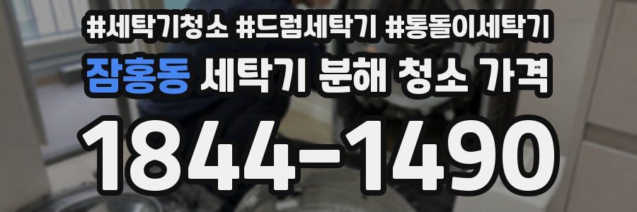 잠홍동 세탁기 분해 청소 가격