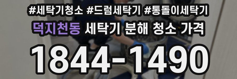 덕지천동 세탁기 분해 청소 가격