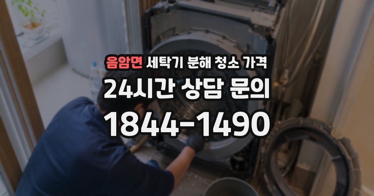 음암면 세탁기 분해 청소 가격