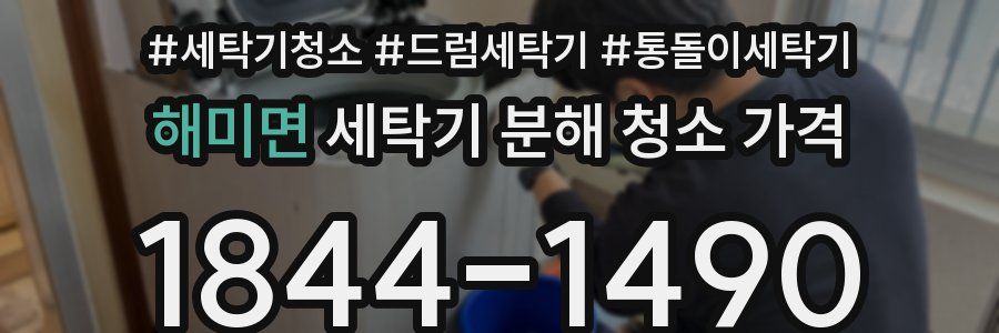 해미면 세탁기 분해 청소 가격