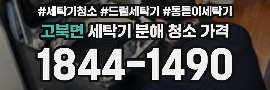고북면 세탁기 분해 청소 가격