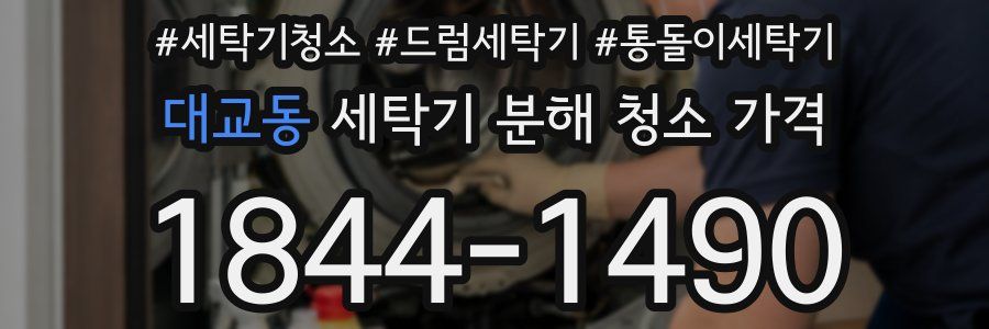 대교동 세탁기 분해 청소 가격