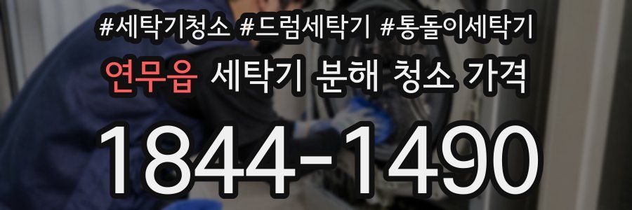 연무읍 세탁기 분해 청소 가격