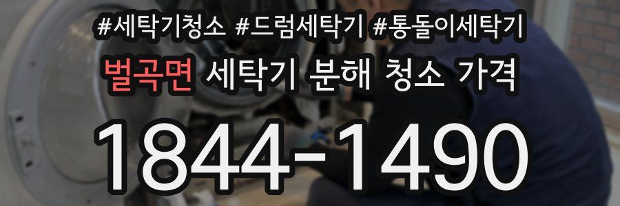벌곡면 세탁기 분해 청소 가격