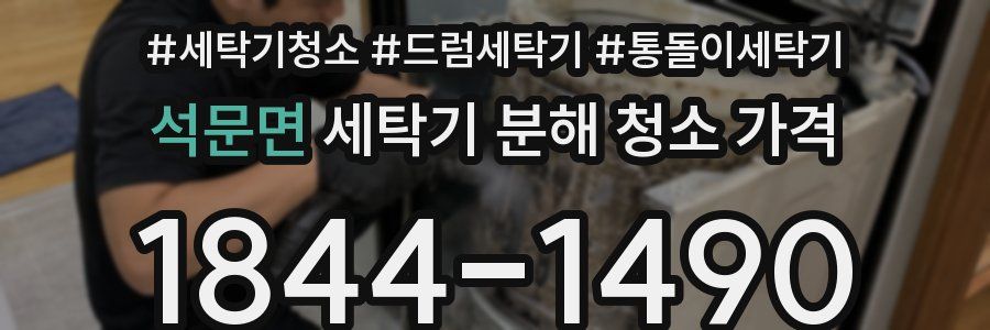 석문면 세탁기 분해 청소 가격