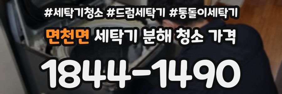 면천면 세탁기 분해 청소 가격