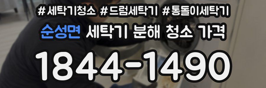 순성면 세탁기 분해 청소 가격