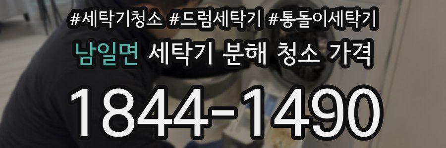 남일면 세탁기 분해 청소 가격