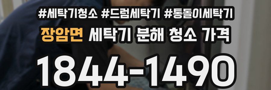 장암면 세탁기 분해 청소 가격