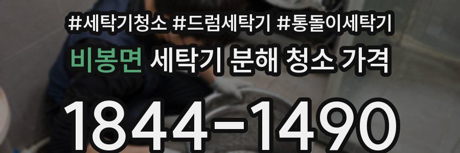 비봉면 세탁기 분해 청소 가격