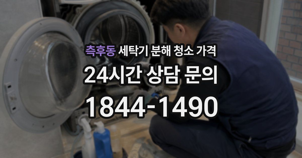 측후동 세탁기 분해 청소 가격