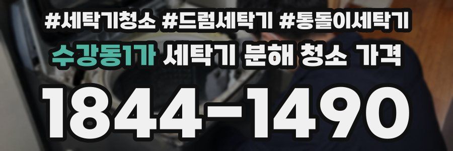 수강동1가 세탁기 분해 청소 가격