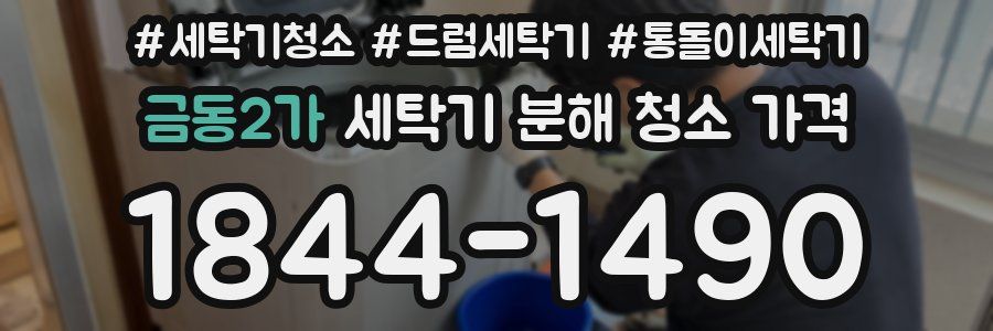 금동2가 세탁기 분해 청소 가격