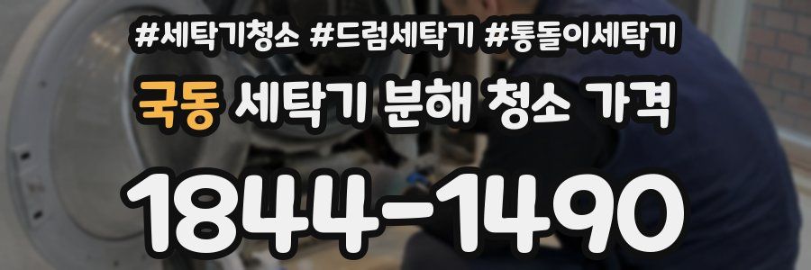 국동 세탁기 분해 청소 가격