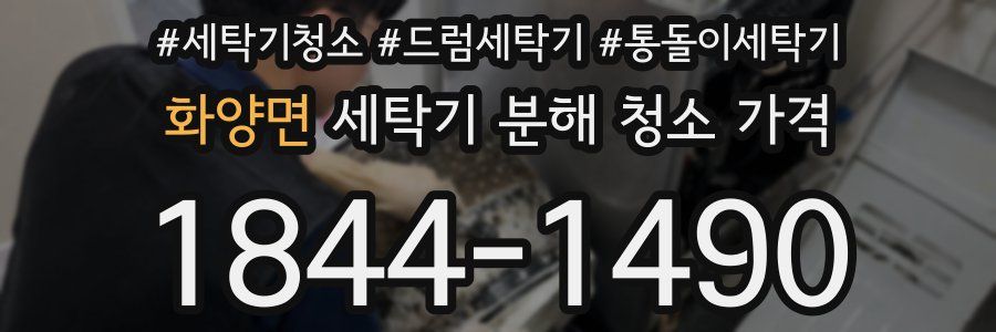 화양면 세탁기 분해 청소 가격