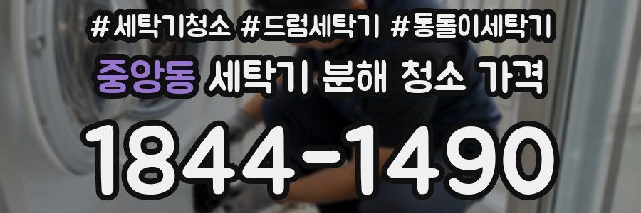 중앙동 세탁기 분해 청소 가격