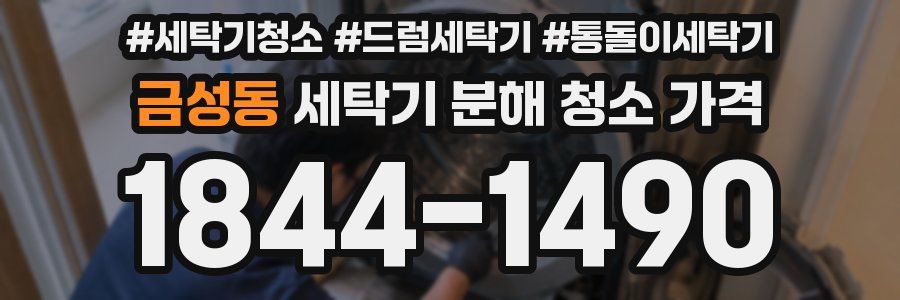 금성동 세탁기 분해 청소 가격