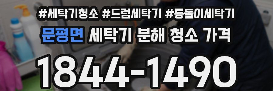 문평면 세탁기 분해 청소 가격