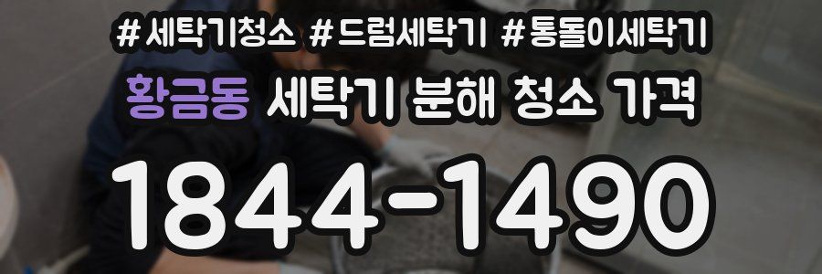 황금동 세탁기 분해 청소 가격