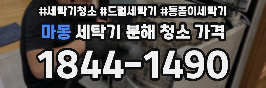 마동 세탁기 분해 청소 가격