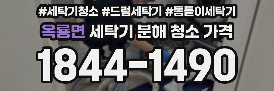 옥룡면 세탁기 분해 청소 가격