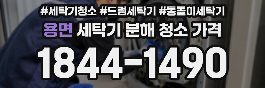용면 세탁기 분해 청소 가격