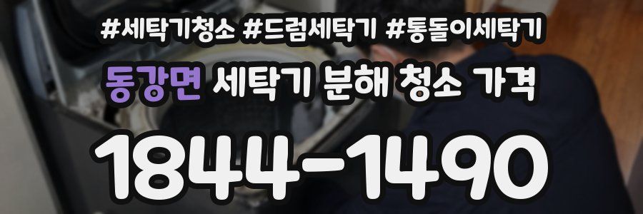 동강면 세탁기 분해 청소 가격