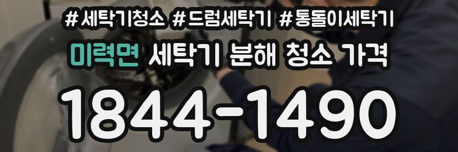 미력면 세탁기 분해 청소 가격