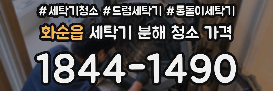 화순읍 세탁기 분해 청소 가격