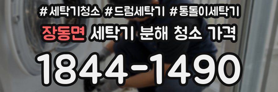 장동면 세탁기 분해 청소 가격