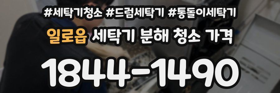 일로읍 세탁기 분해 청소 가격