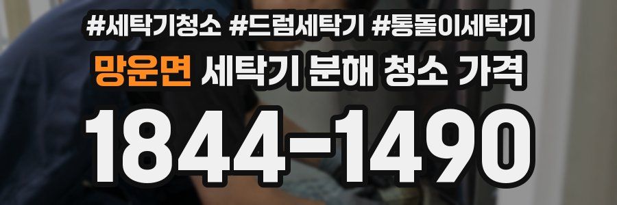 망운면 세탁기 분해 청소 가격