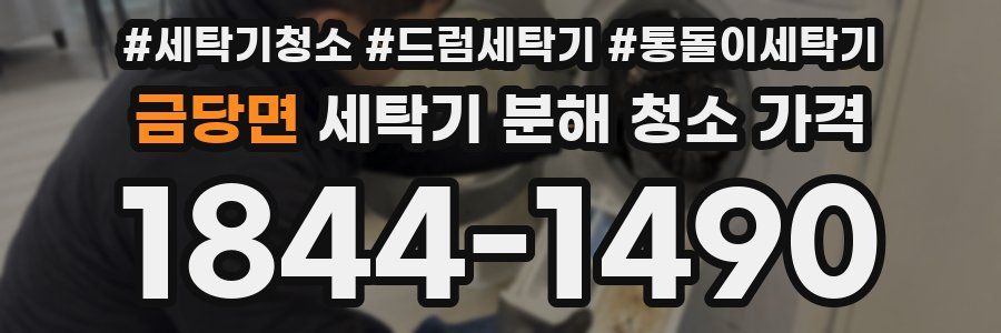 금당면 세탁기 분해 청소 가격