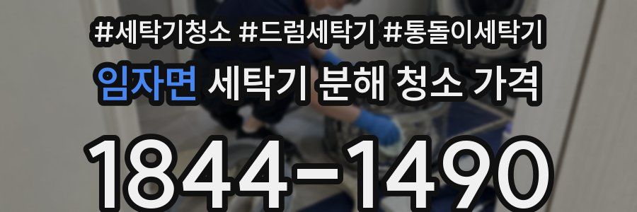 임자면 세탁기 분해 청소 가격