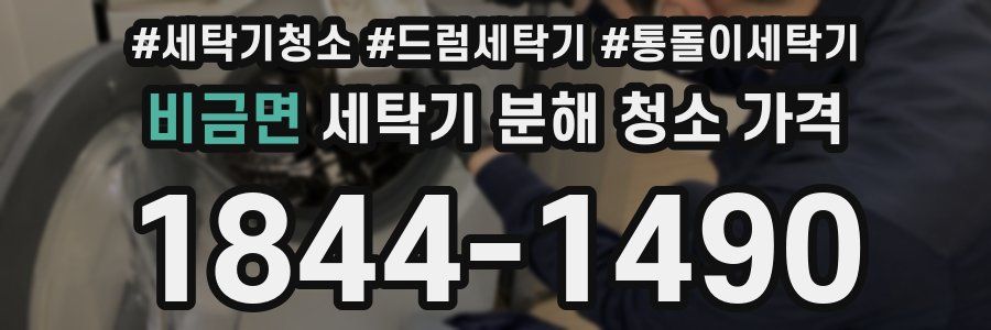 비금면 세탁기 분해 청소 가격