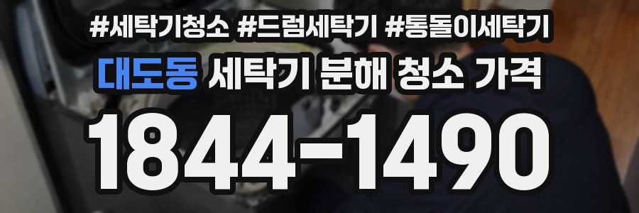 대도동 세탁기 분해 청소 가격