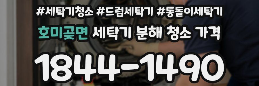 호미곶면 세탁기 분해 청소 가격