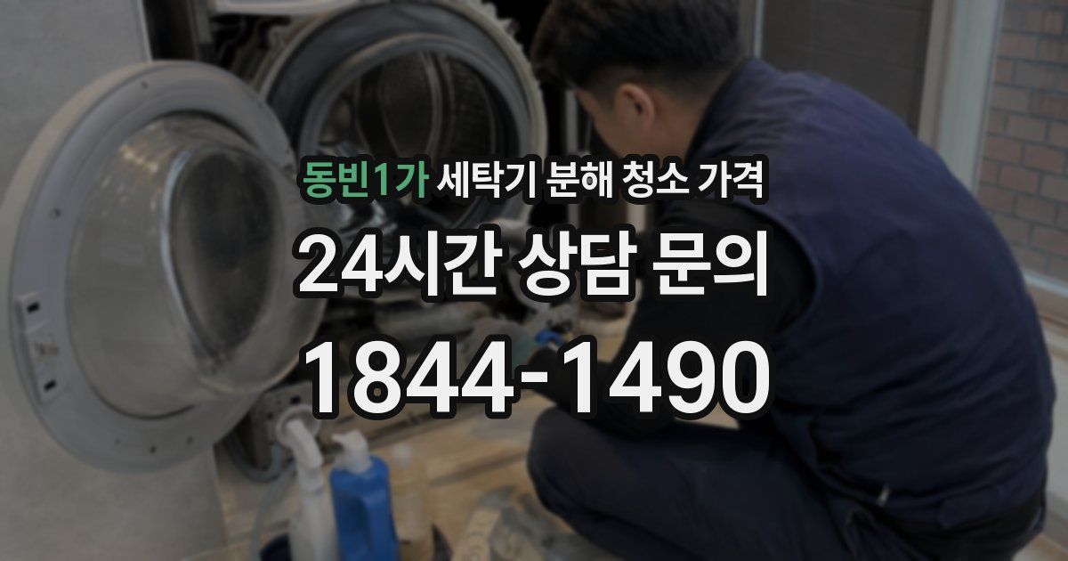 동빈1가 세탁기 분해 청소 가격