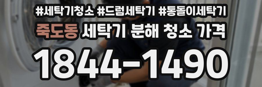 죽도동 세탁기 분해 청소 가격