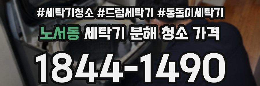 노서동 세탁기 분해 청소 가격