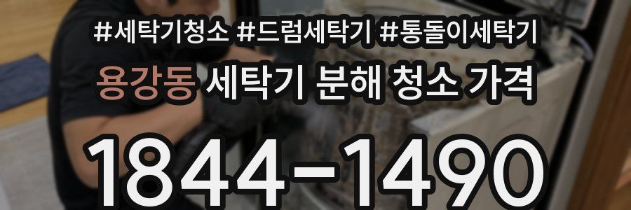 용강동 세탁기 분해 청소 가격